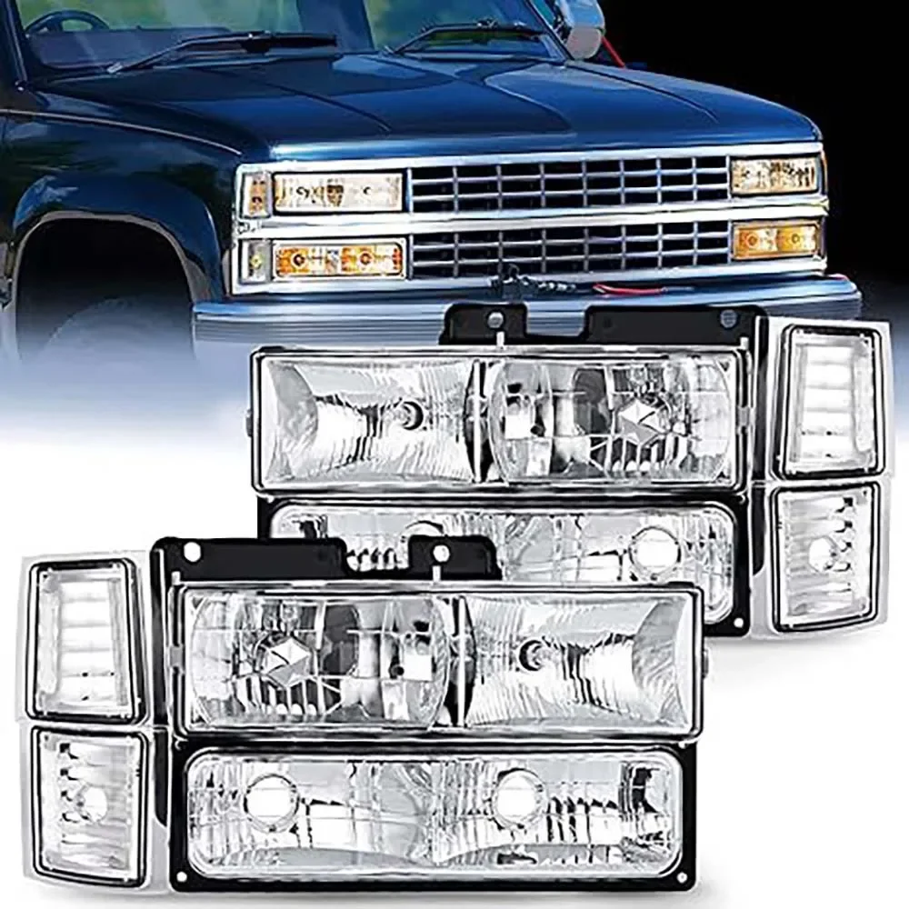 

Headlight Head Light for Chevrolet Chevy C/K 1500 2500 3500 1994 1995 1996 1997 1998 1999 Without Light