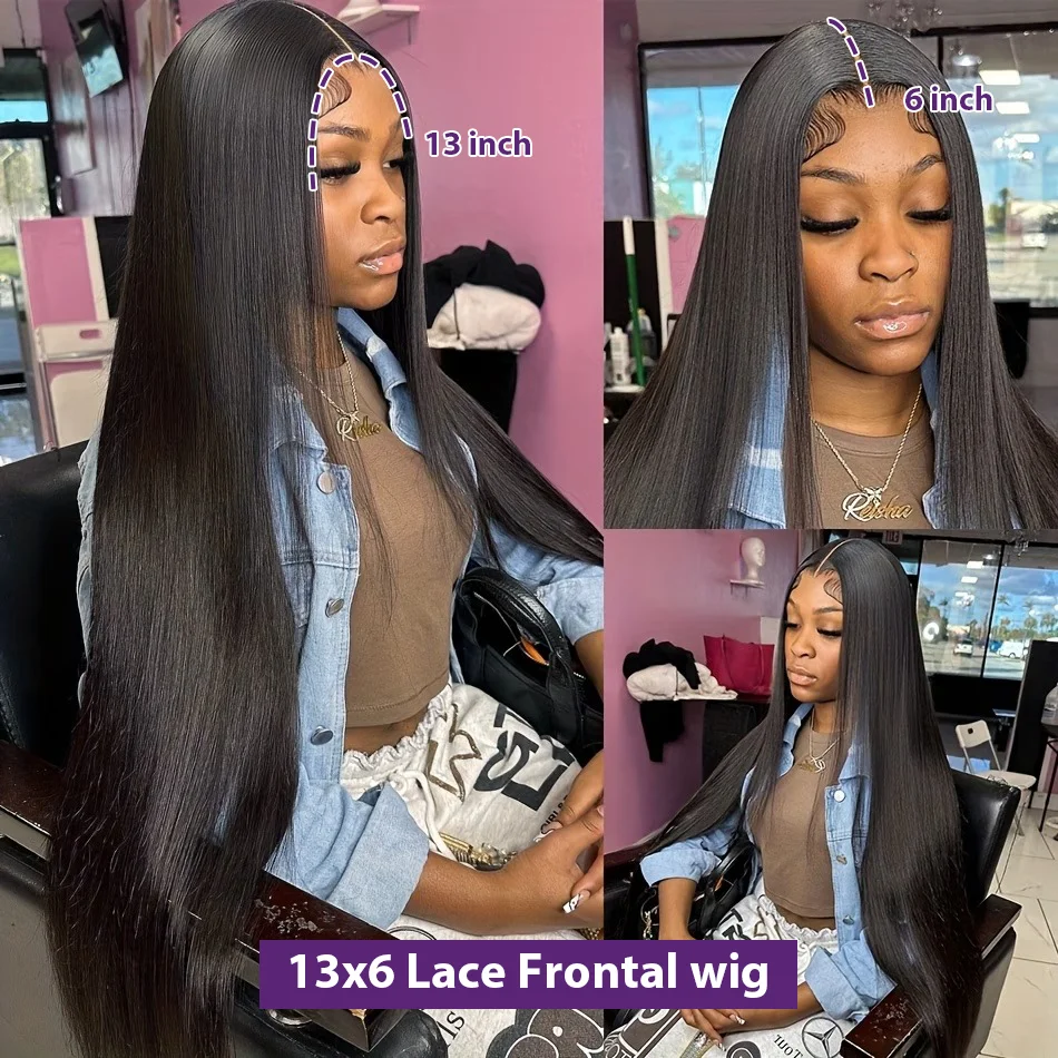 13x6 Straight Lace Front Wigs  - огляд і ціна Hd Lace Frontal Wig Human Hair Pre Plucked