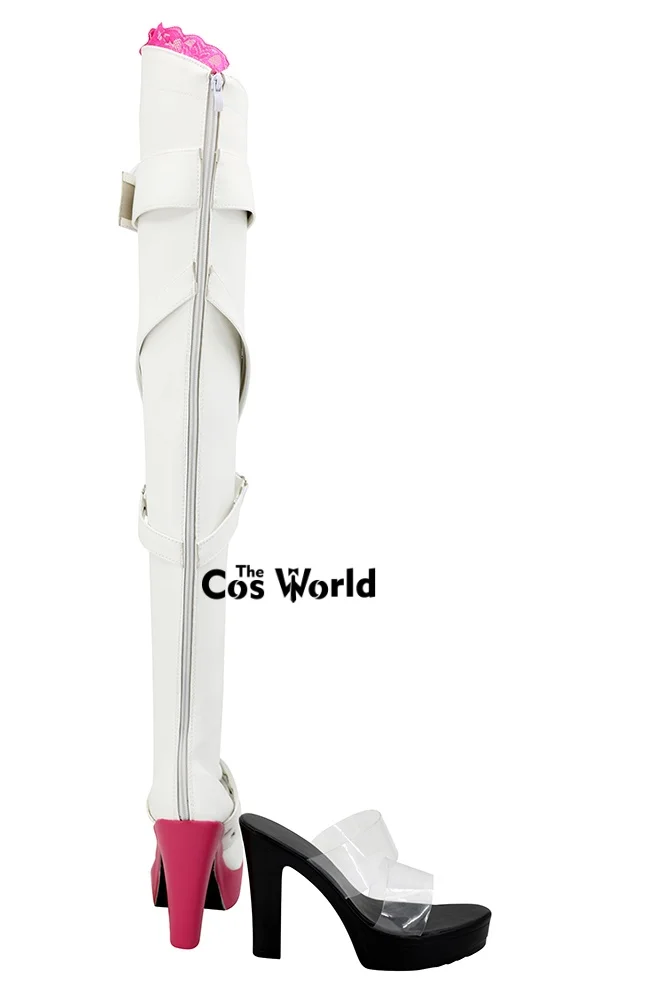 VOCALOID 2025 Racing Miku Anime Aanpassen Cosplay Hoge Hakken Schoenen Laarzen