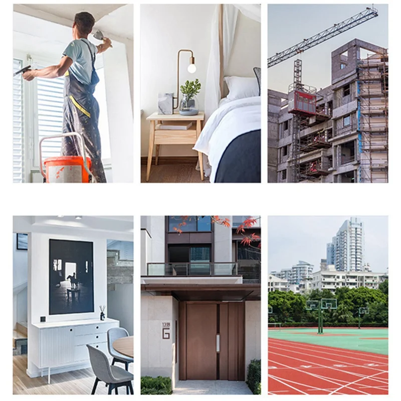 1PCS Wall Mount Key Storage Secret Box Organizer 4 Digit Combination Password Security Code Lock No Key (A)