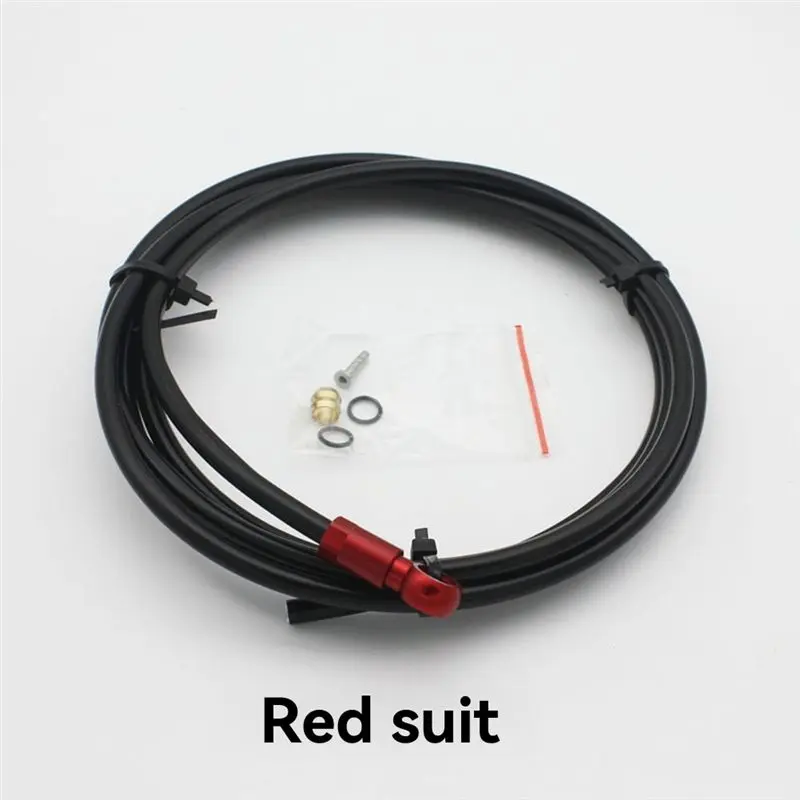 CGDS-CNC Cycling Accessories Hydraulic Brake Hose 5Mmx 2M MTB MTB Bicycle Brake Oil Tube Pipe CNC Cycling Accessories Silver