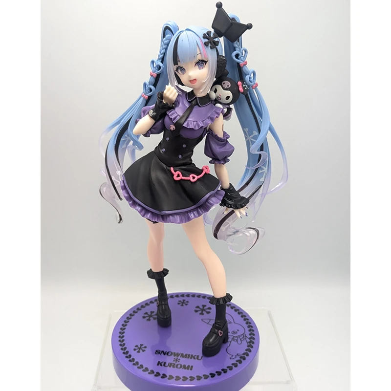 

Genuine Furyu Snow Miku Kuromi Trio Try It Anime Action Figure Collect Models Cute Toy Girls Birthday Gifts