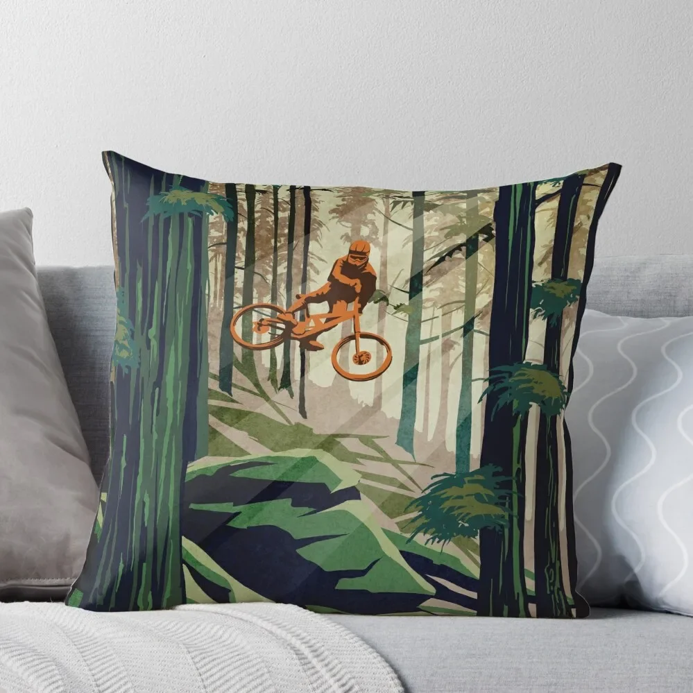 

MY THERAPY: Mountain Bike! Throw Pillow Decorative pillow case Rectangular Cushion Cover