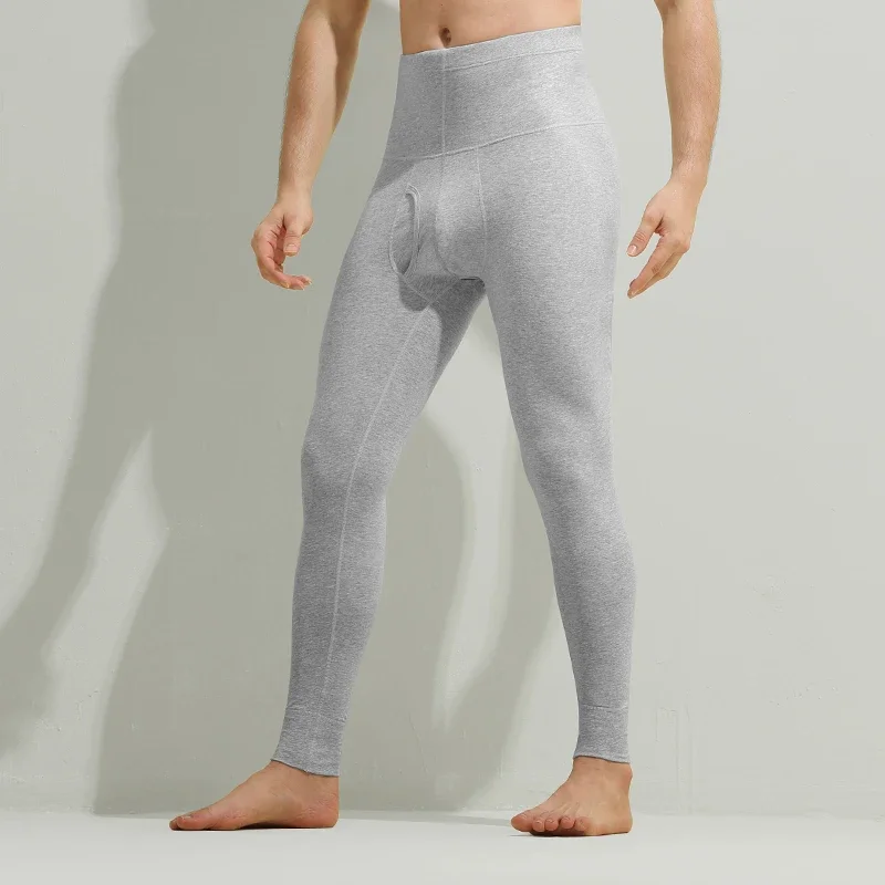 1 قطعة طويلة جونز ، قطعة واحدة من القطن الخالص للرجال ، سراويل حرارية رفيعة ، سراويل داخلية ضيقة ، سراويل عالية الخصر ، الخريف والفوز