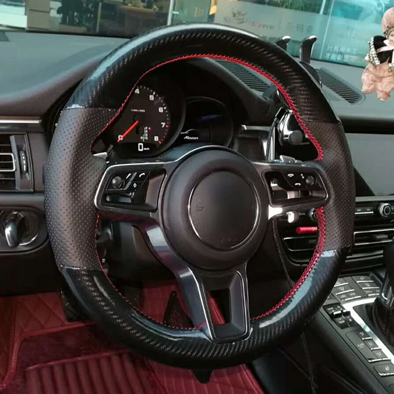 

Кожаный замшевый чехол на заказ ручная строчка для Porsche Cayenne 718 Macan Panamera 911 Чехол для автомобильного колеса