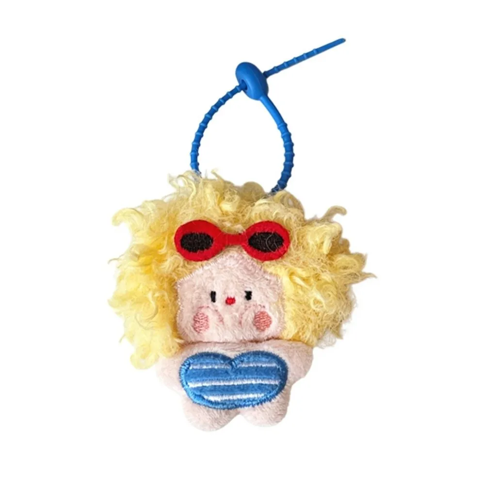 Stuffed Figure Bag Pendant Dolls Soft Keychain Backpack Charms 8cm Size Cartoon Little Girls Cute Keyring Doll Bag Decoration