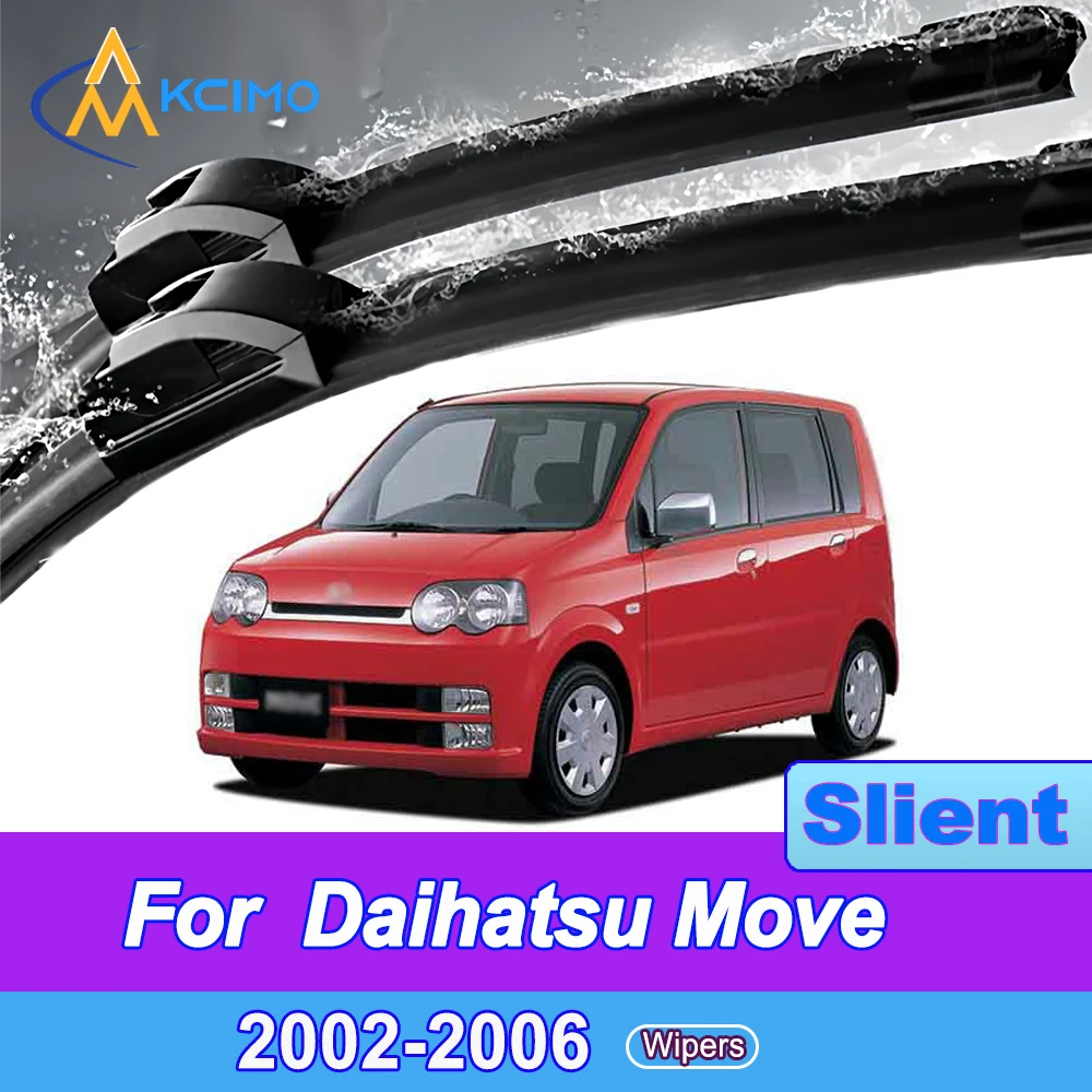 

2 Pack Silent Beam Wiper Blades For Daihatsu Move L150 2002-2006 Noiseless All-Weather Design Windshield Rain Brush Accessories
