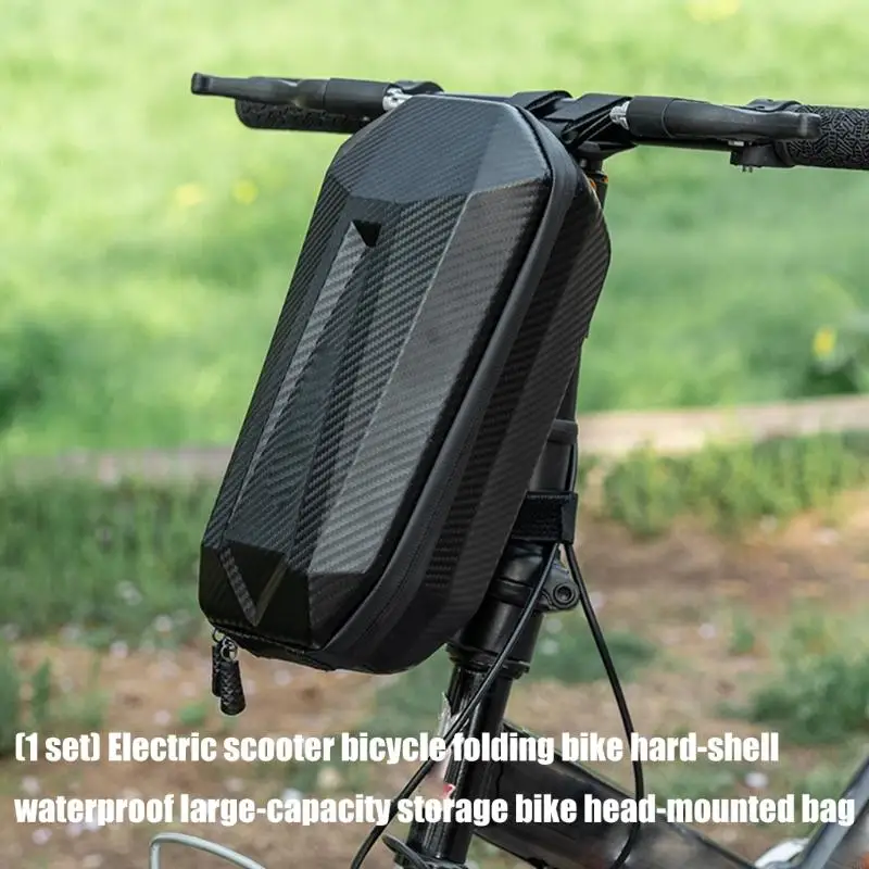 

Водонепроницаемая сумка для хранения руля с жесткой оболочкой для электрических скутеров складные велосипеды с большой емкостью