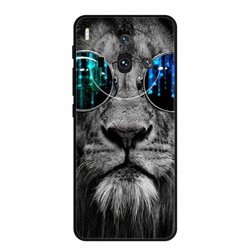 For ZTE Nubia Z50S Pro Case Z50SPro Phone Cover Lion Wolf Tiger Black Silicone Soft Back Cover Case For ZTE Nubia Z50S Pro Case image 5