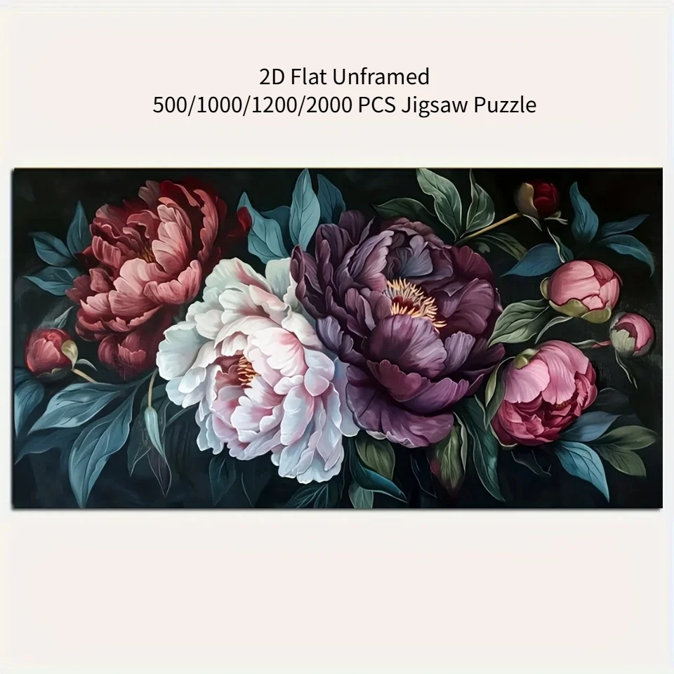 

Jigsaw Puzzle Adult Floral Landscape Home Decor Adults Puzzle Games Family Fun Floor Puzzles Educational Toys for Kids