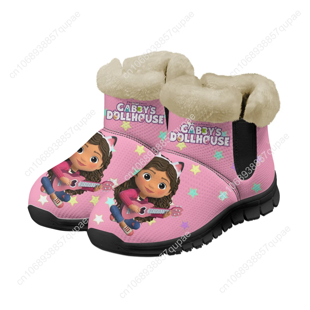 Funny Gabbys Dollhouse Snow Boots Chucky Cartoon Men Women Teenager Custom Boot Casual Keep Warm Snow Shoe Couple Sports Shoes