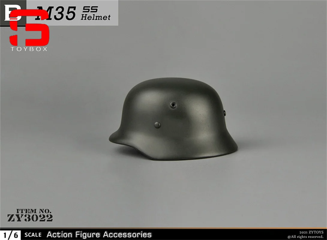 ZYTOYS ZY3022 ZY3023 1/6 WWII German M35 M42 Metal Helmet Soldier Accessories Fit 12\'\' Action Figure Body Dolls