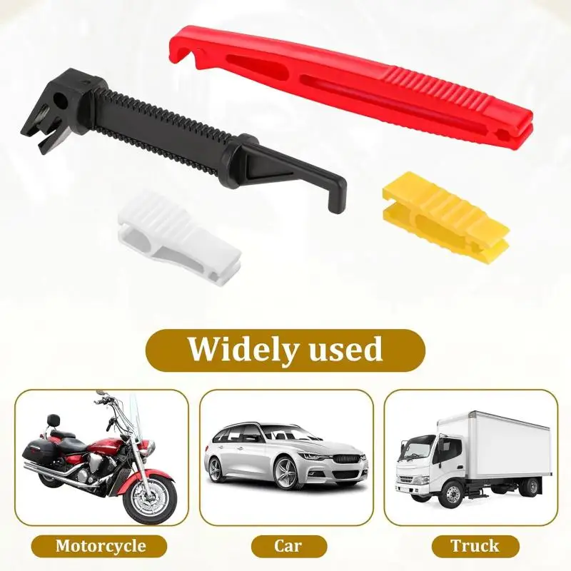 Efficient 4pcs Auto Fuse Puller Tool Set for Seamless Car Fuse Extraction with Built-in Holder