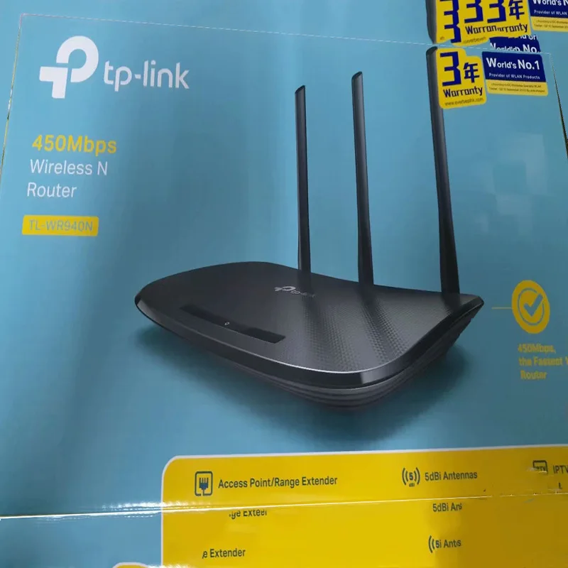 Bezprzewodowy dla Tp-link TL-WR940N Router Router wi-fi i 5G Router Tp Link 450 prędkość na zewnątrz wysoko 450mbps