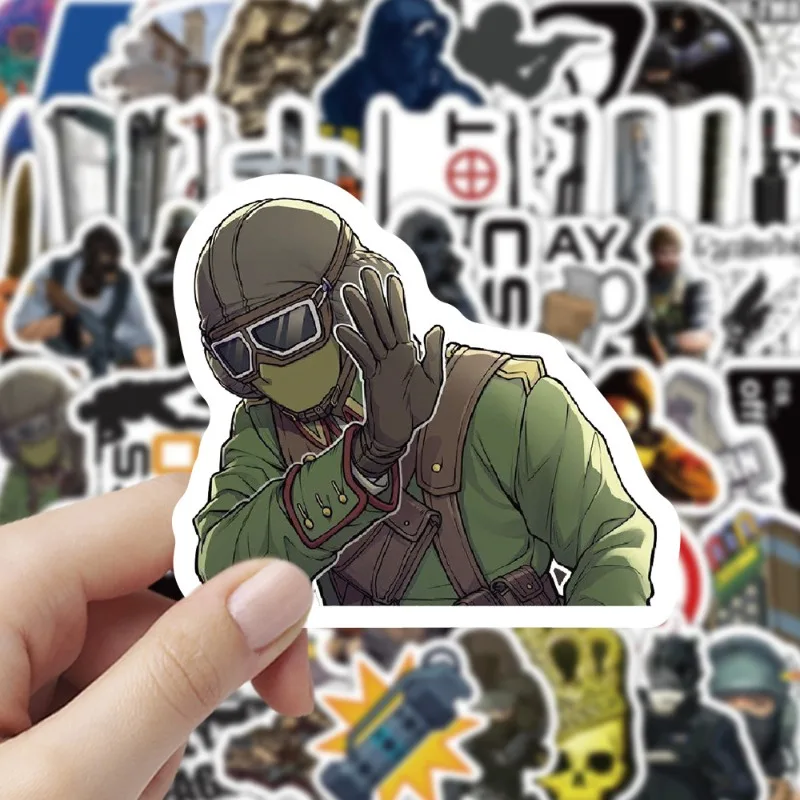 60/30/10PCS CSGO Popular Anime 2D Peripheral Games Graffiti Decoration Water Cup Luggage Mobile Phone Case Notebook Stickers