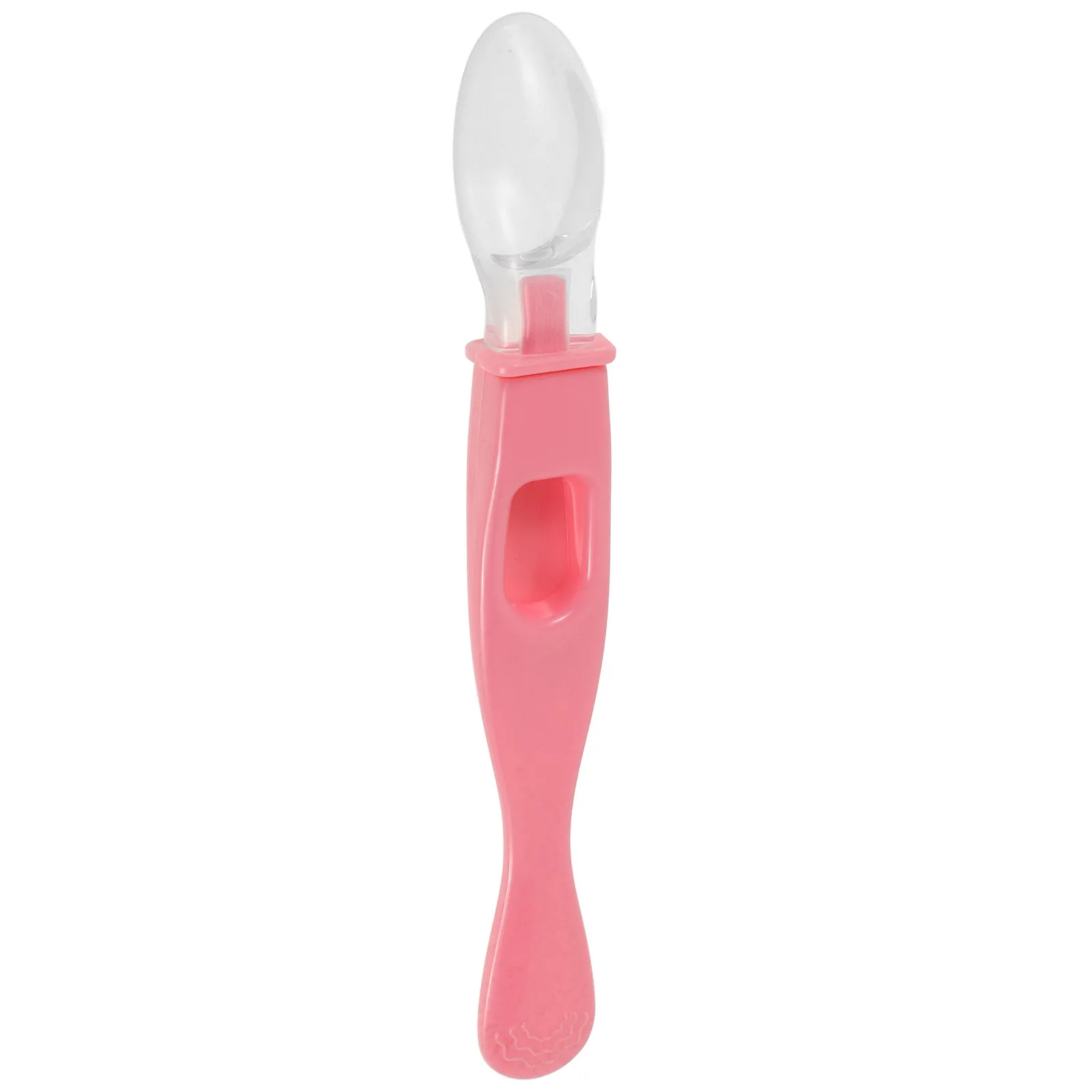 

Baby Feeding Spoon Double Head Silicone Soft Tip for Scraping Purees and Feeding Infants Gum Friendly Easy Color