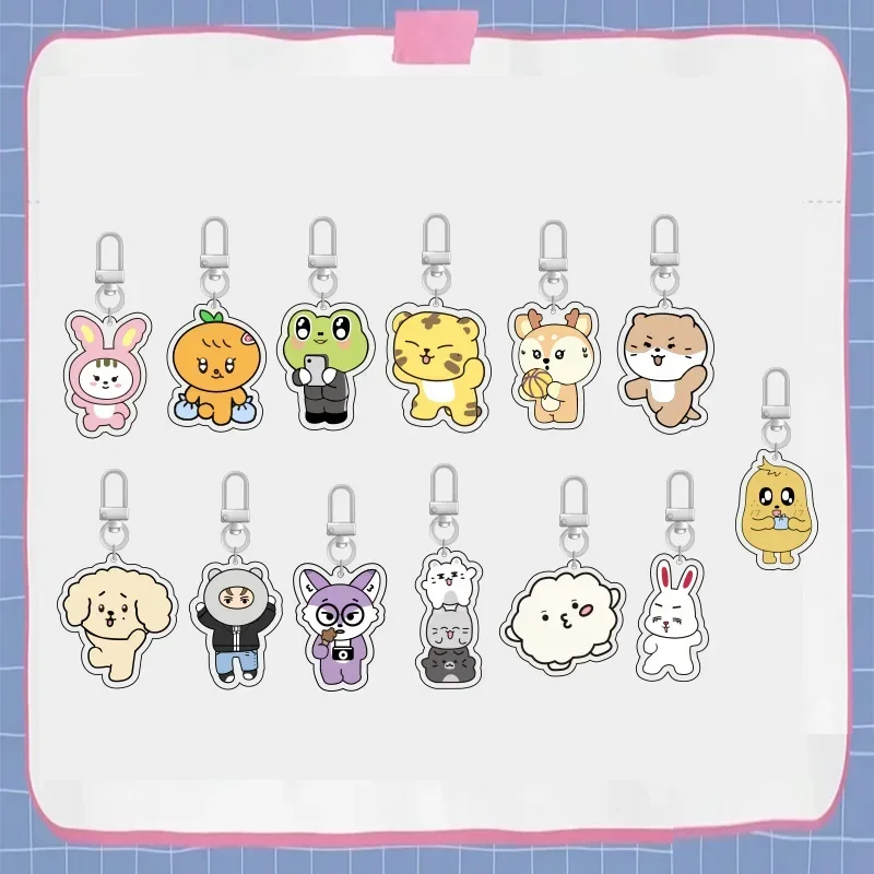 Kpop Idol Love Name Acrylic JEONGHAN JOSHUA HOSHI WONWO Keychain Lovely Cartoon Backpack Pendent Holiday Gift Fans Collection