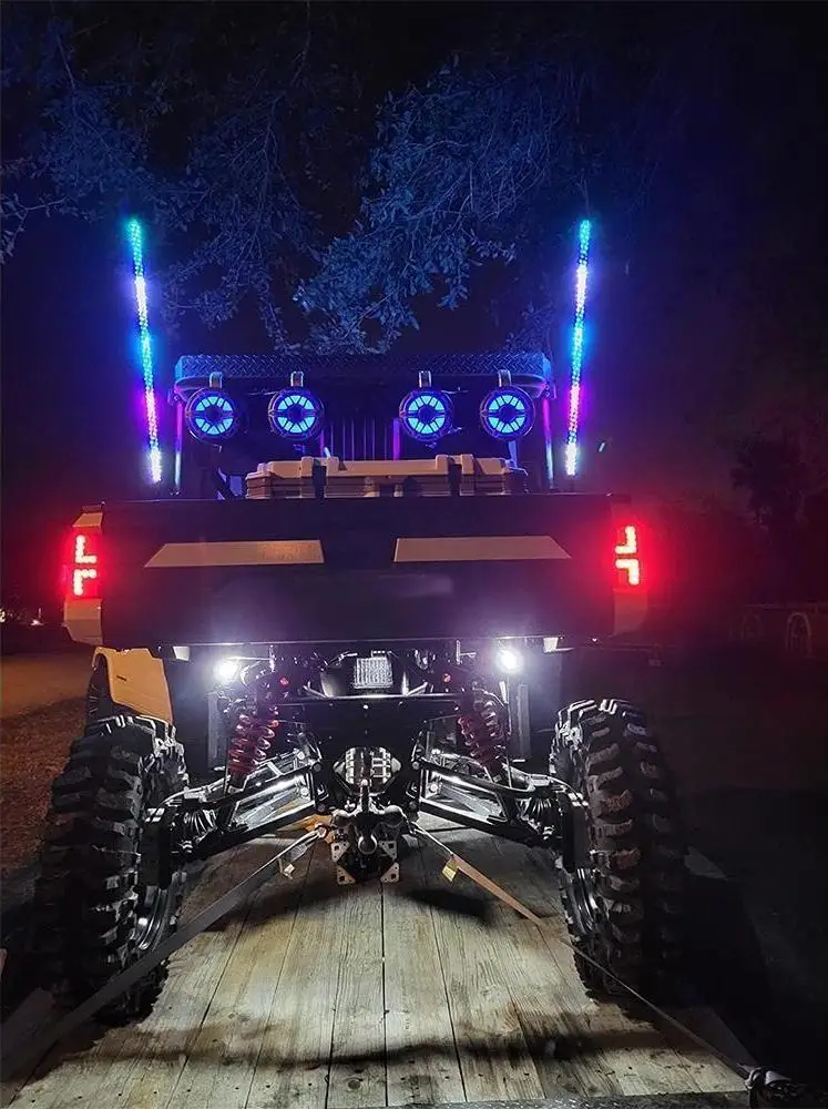 UTV LED Tail Lights for Polaris Ranger XP 1000, Tail Lamps Rear Brake Stop Taillights for Polaris Ranger XP 1000 Crew 2018-2023