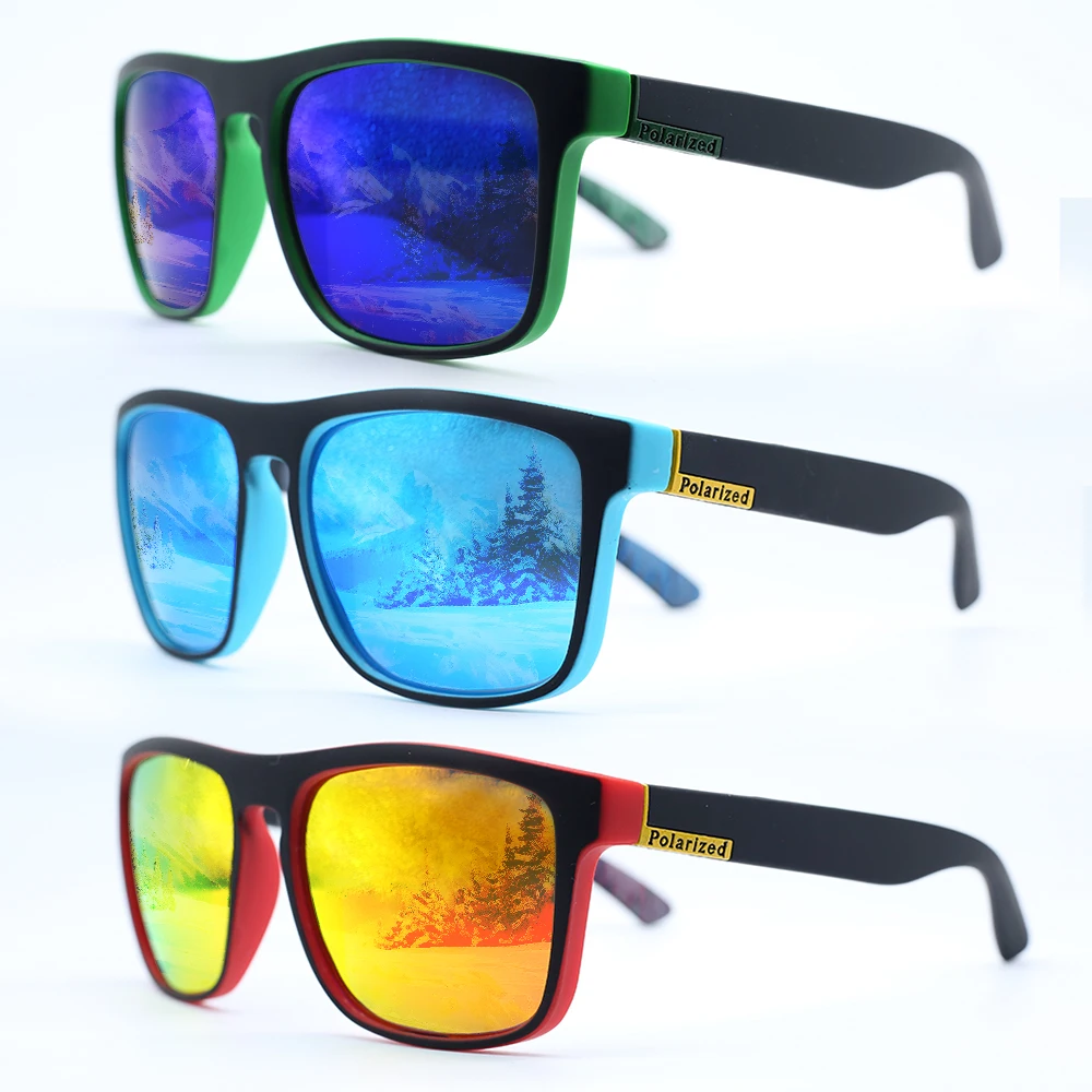 3/1PCS Fantasy Cool Classic Polarized Square Fashion Glasses For Men And Women Outdoor Sports Party Vacation Travel Driving Fish