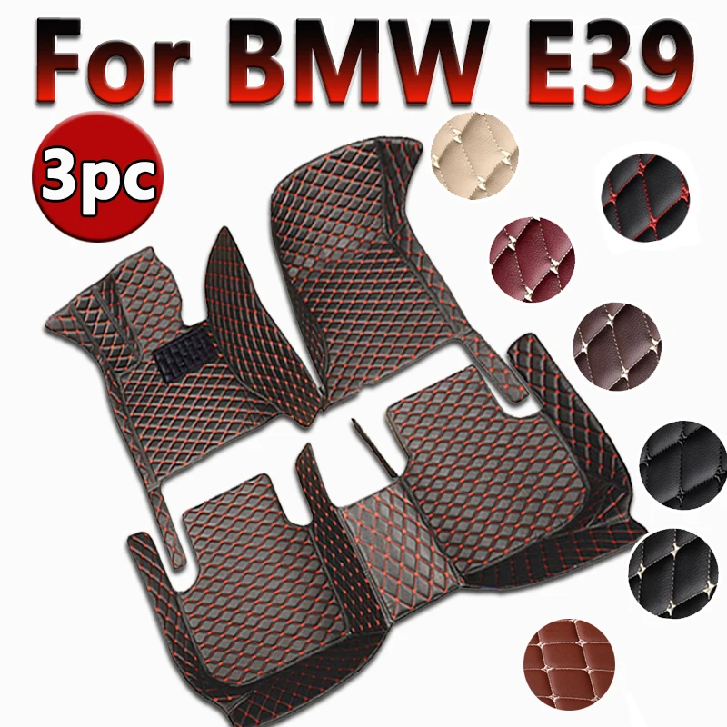 Car Floor Mats For BMW E39 1995-2004 DropShipping Center Auto Interior Accessories 100% Fit Leather Carpets Rugs Foot Pads