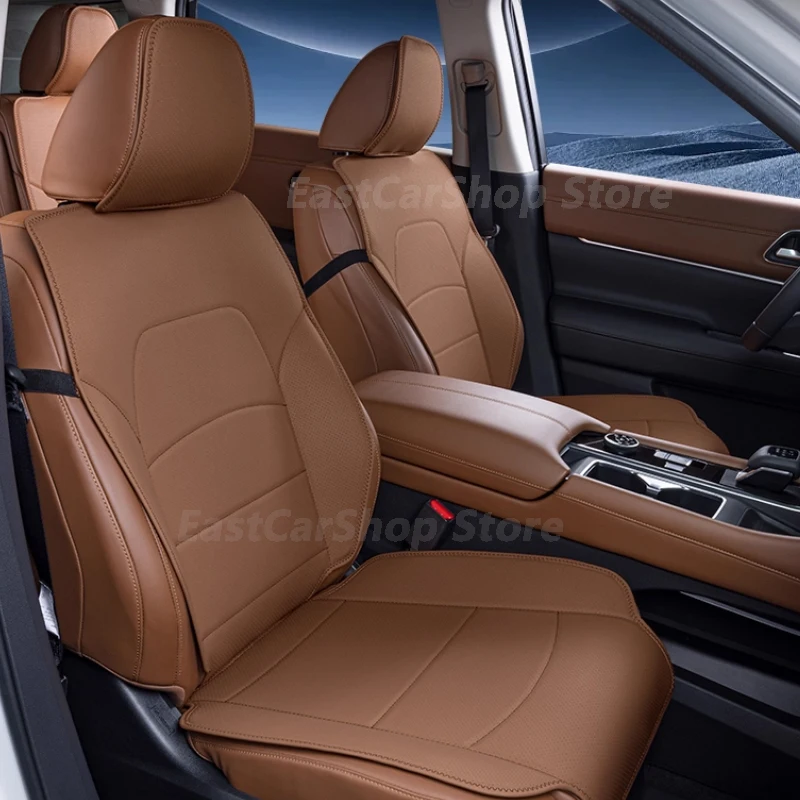 

For Nissan Pathfinder 2024 2025 Car Seat Cushion Backrest Mat Four Seasons Anti-dirty Front Rear Protection Mat Cover Accessory