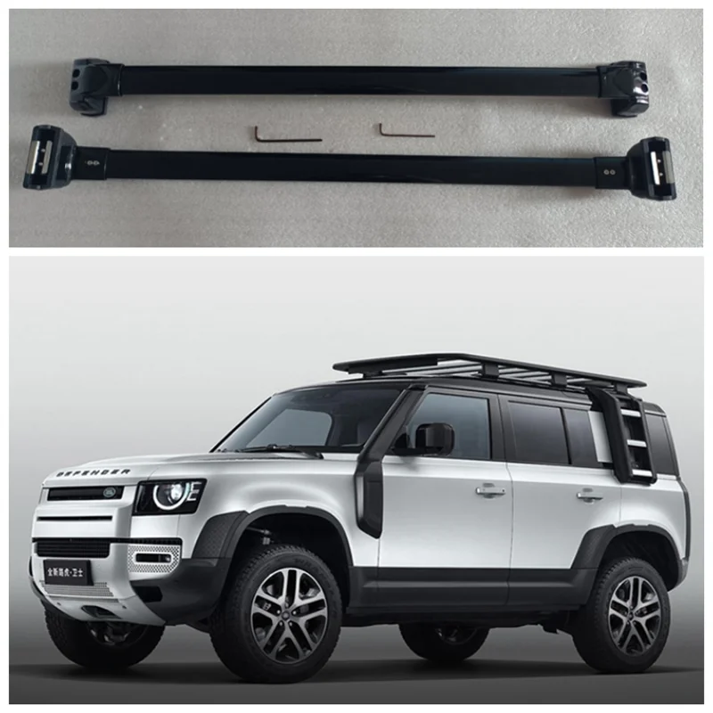 

Fits For Land Rover Defender 90 110 2020 2021 2022 2023 High Quality Aluminum Alloy Roof Racks Cross Bar Crossbar