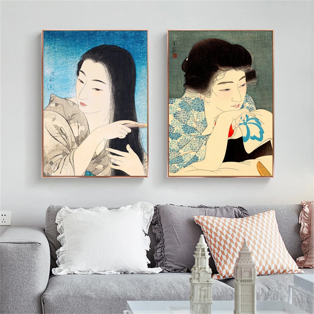 

Japanese Art Canvas Print Poster Japanese Morning Art Painting Japanese Wall Art Print For Kitchen Dining Room Wall Decor