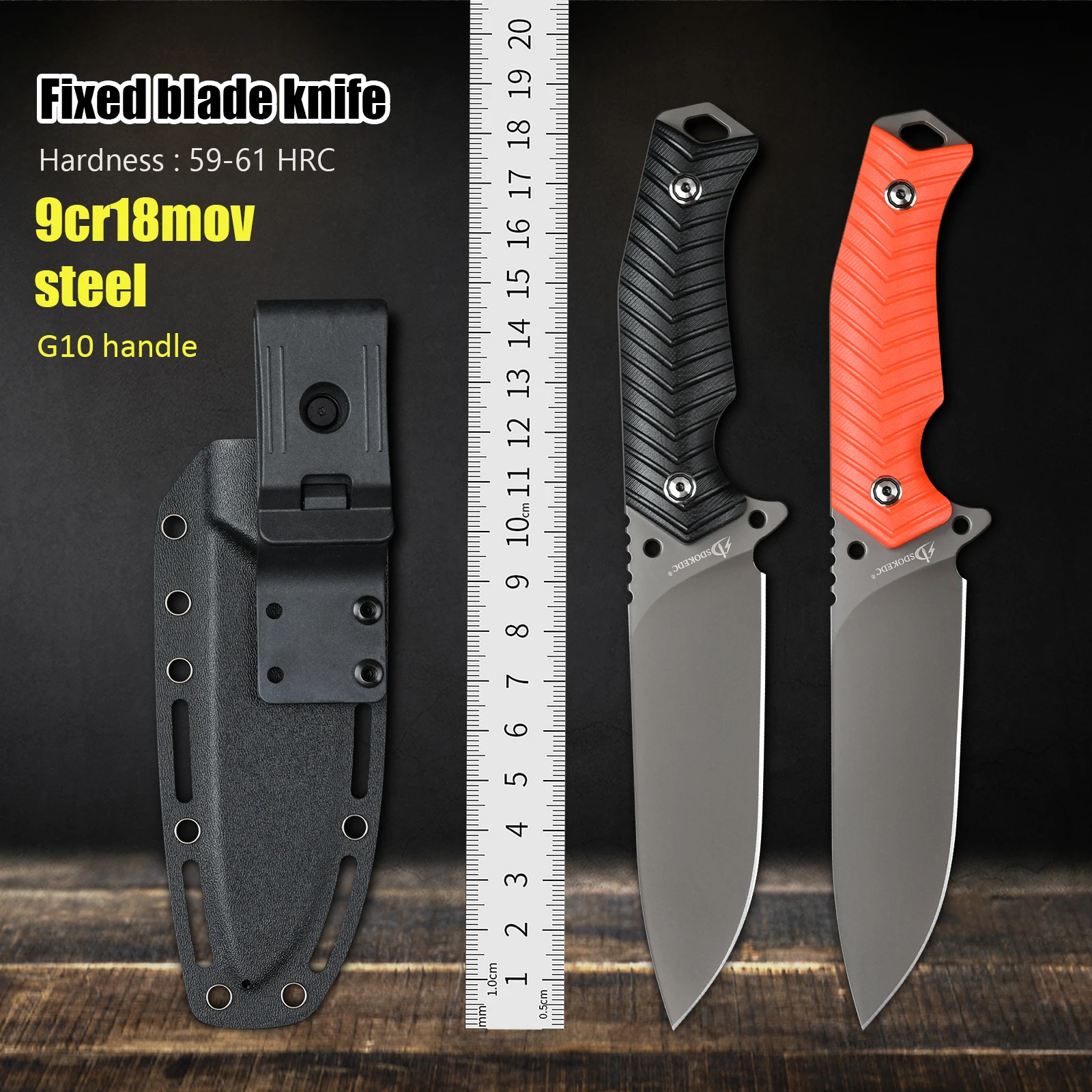 High Hardness Outdoor Survival Knives Utility Self Defense EDC Hand Tools Fixed Blade Knife Tactical