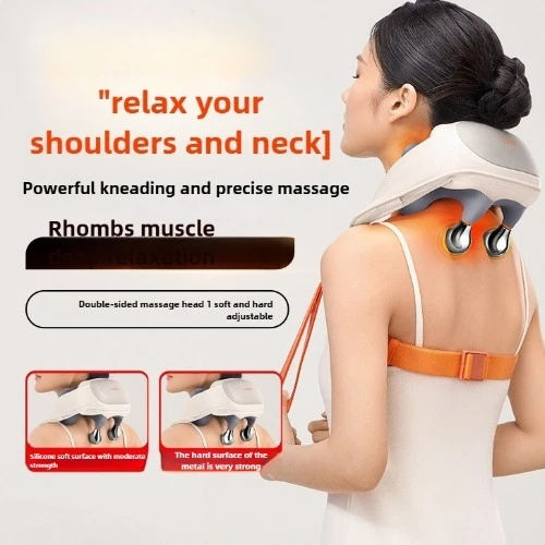 Neck Massager for Shoulder Back Pain Relief Cervical Spine Relaxation health