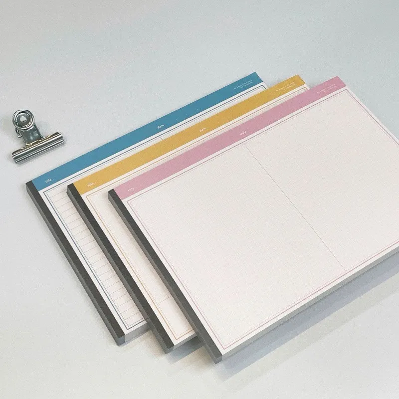 1PC 30 Sheets B5 Notebook Tearable Sketch Book Diary Planner Agenda Notebook Memo Pad Office Campus Writing Pads