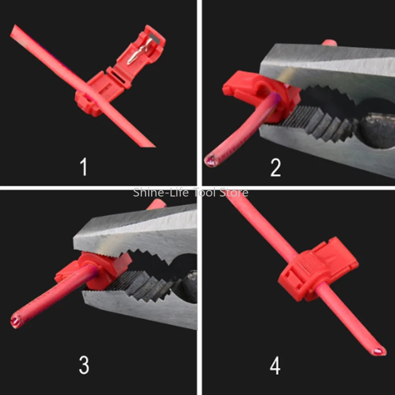 T-shaped No Breakage Wire Terminal T1 T2 T3 T4 T5 Main Line Branch Snap Splice Lock Wire Terminal