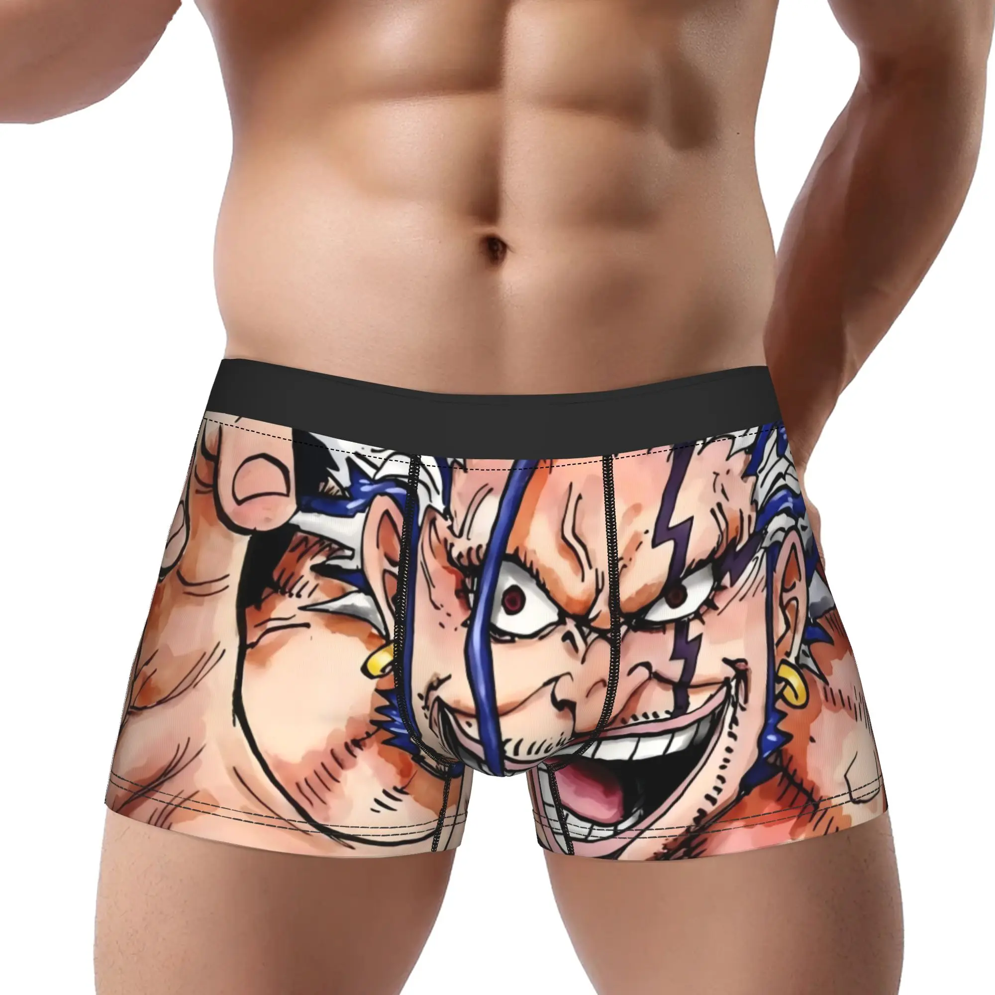 Rocks D Xebec 4 One Piece Underpants Homme Panties Men's Underwear Comfortable Shorts Boxer Briefs