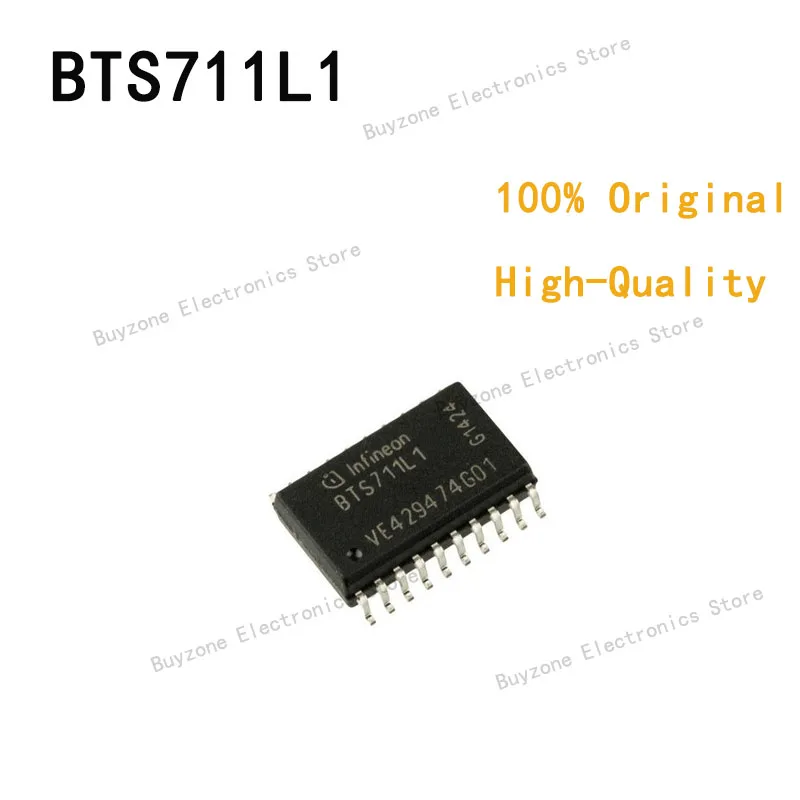 

10PCS/LOT 100% original quality BTS711L1 BTS711 Power Switch ICs - Power Distribution SMART 4-CH HI-SIDE PWR SWITCH