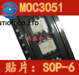 

10PCS MOC3051 SOP6 MOC3051SR2M photoelectric coupler thyristor drive light coupling in stock 100% new and original
