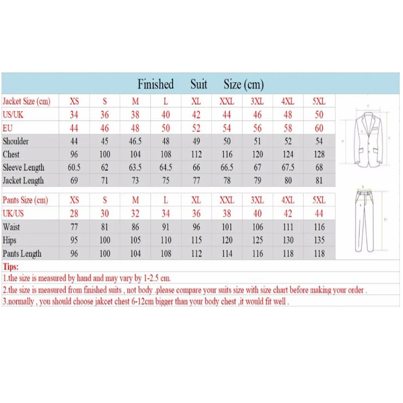 Casual Light Blue Men Suit 2 Pcs Slim Fit Costume Homme Peaked Lapel Wedding Suits for Men Prom Tuxedo Blazers ( Jacket+Pants)