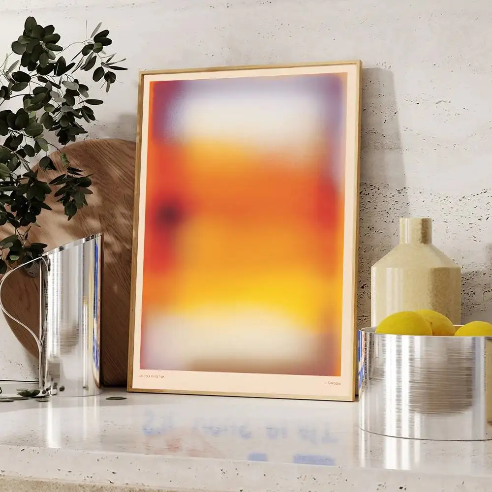 Aura Set Your Mind Free  Poster Self-adhesive Wall Art Decorations Room Decor HD Frameless