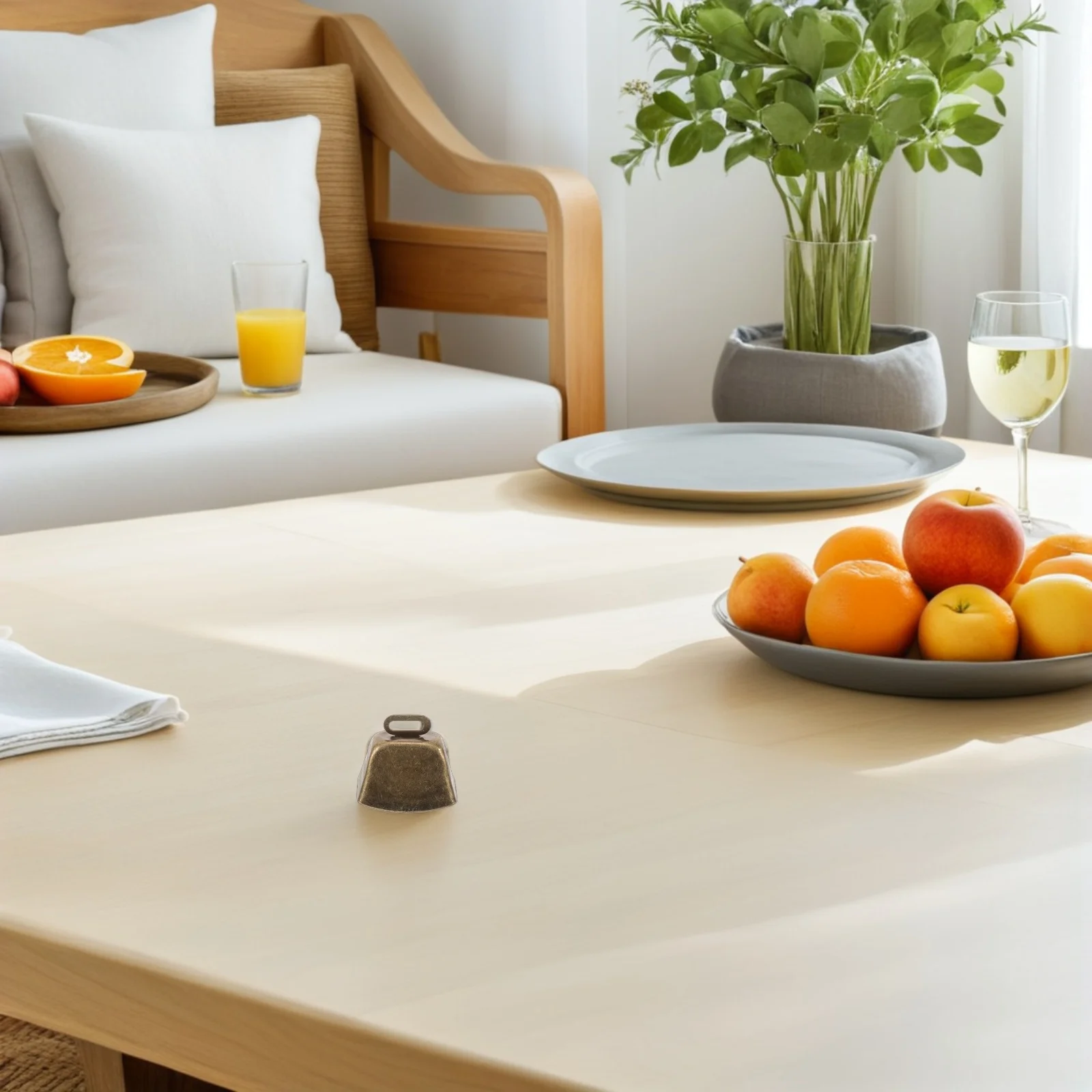 

10Pcs Metal Cow Bells Vintage Rustic Mini Bells for Crafts DIY Projects Decorative Wind Chime Farm Animal Hanging Ornament