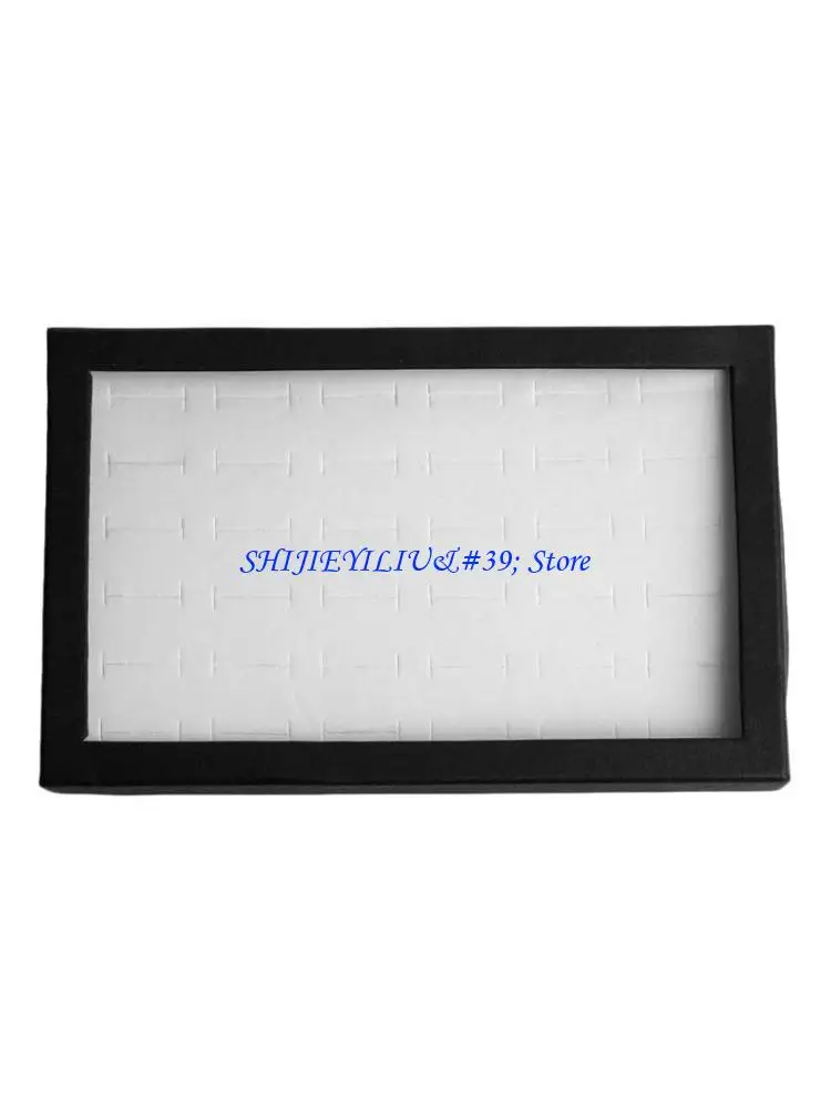 

E21F 36 Slots Ring Jewelry Display Storage Box Tray Showcase Organiser Earring Holder