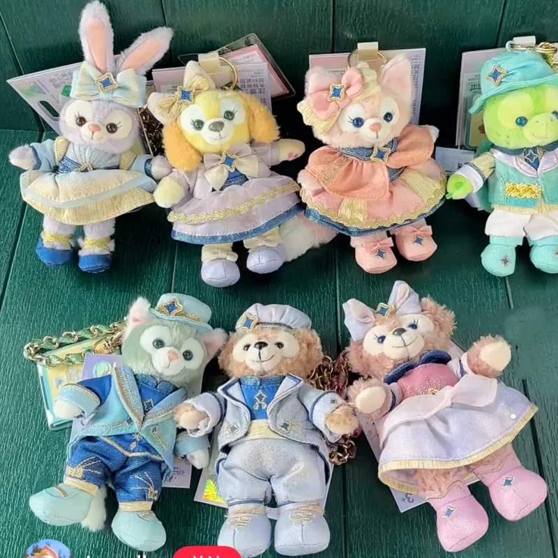

Disney Resort Plush Doll Keychain 10th Anniversary Linabell Duffy ShellieMay StellaLou Gelatoni Pendant For Disney Fans