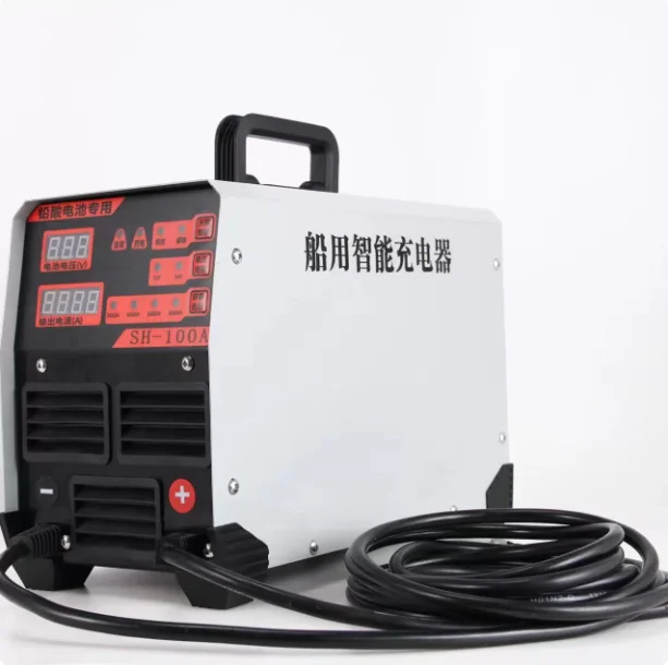 Marine constant voltage constant current automatic battery charger 50/100A/150A intelligent high power fast charger