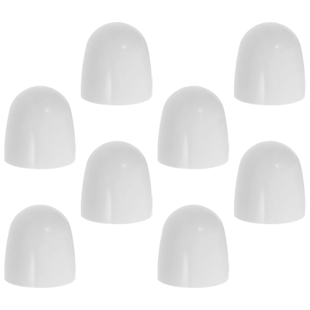 

8Pcs Universal Toilet Screw Decorative Caps ABS Plastic Bolt Covers White Toilet Floor Screw Trim Bathroom Hardware