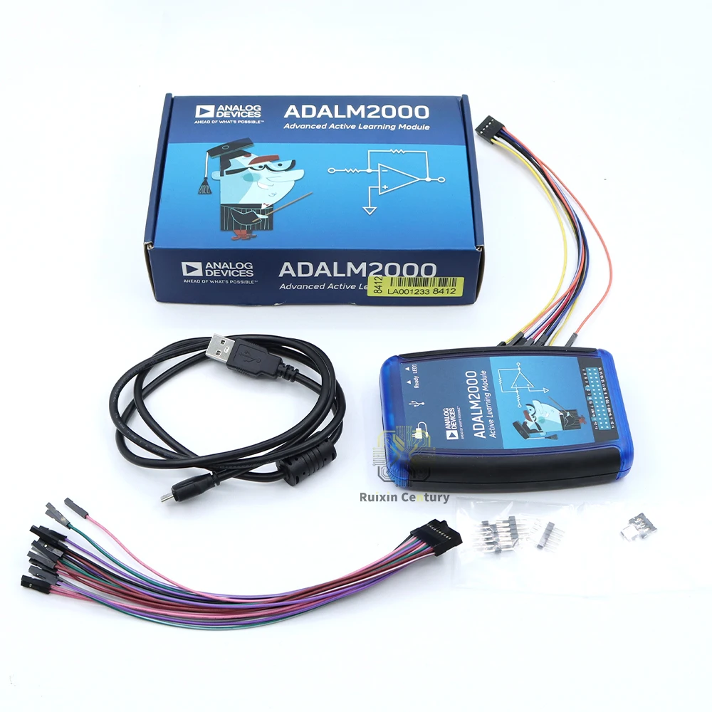 FOR ADI ADALM2000 M2K 2-Channel Oscilloscope 16-Channel Logic Analyzer Spectrum Bus Analyzer Module Kit