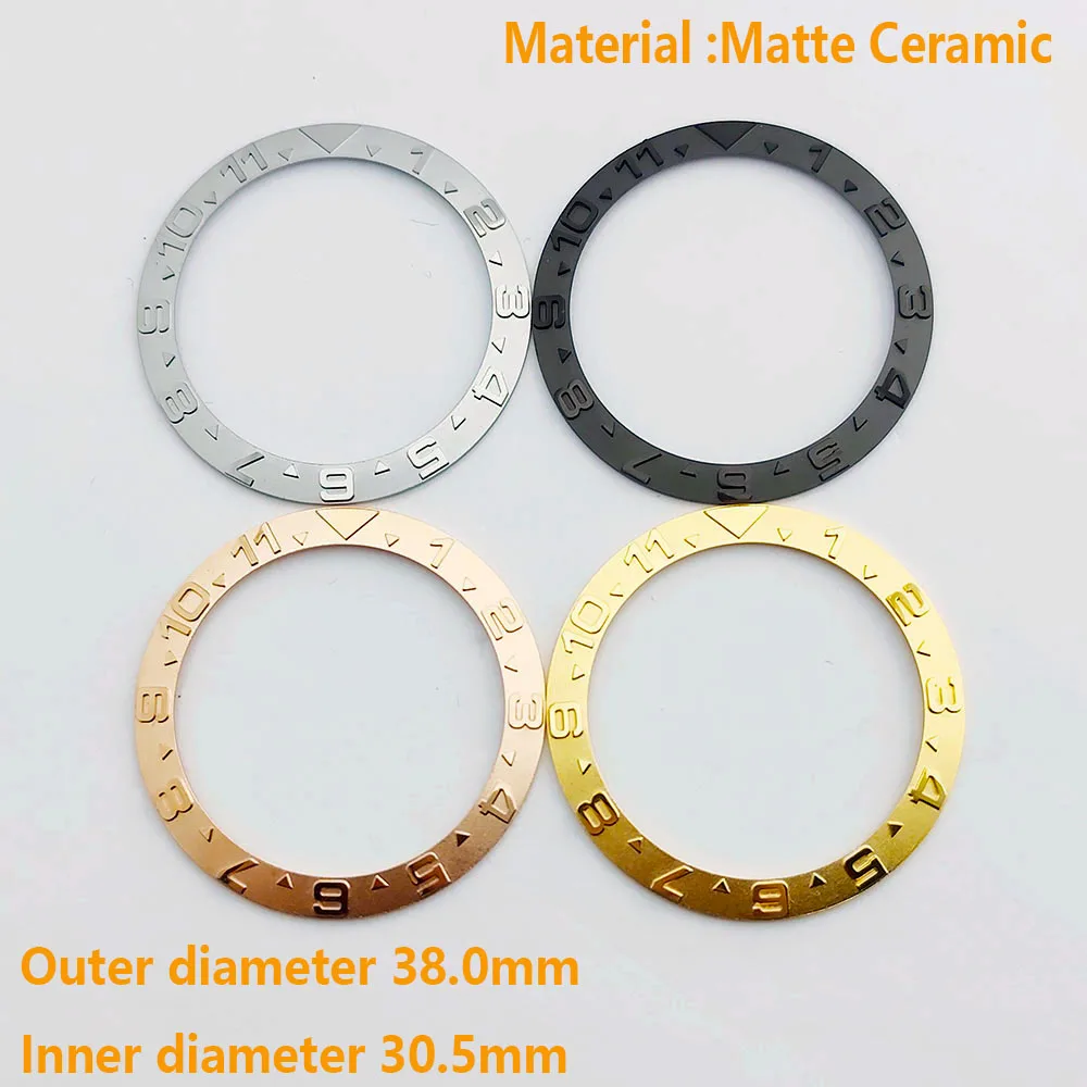 

38mm ceramic insert bezel GMT watch insert bezel bezel is tilted for 40mm SUB case watch accessory repair tool