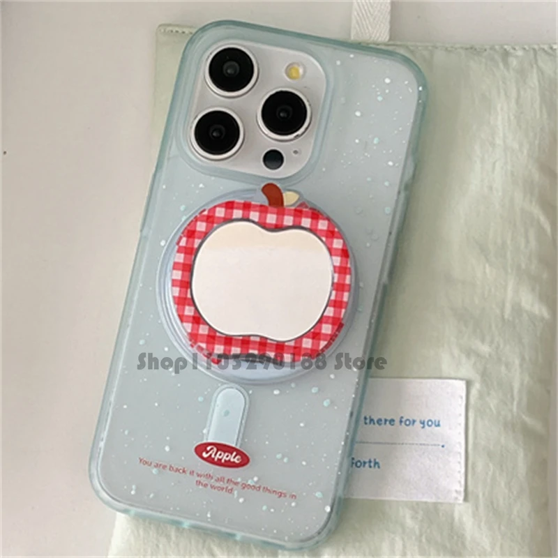 ที่ยึดโทรศัพท์แบบแม่เหล็กพร้อมกระจกน่ารัก รุ่น Griptok เหมาะสำหรับ iPhone 17 16 รองรับ Magsafe Smart Tok