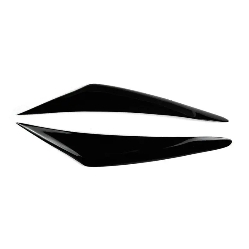 

A30F-Car Front Headlight Eyebrow Head Light Eyelid Eyebrow Resin Headlight Eyebrow For Mazda 3 2017-2019