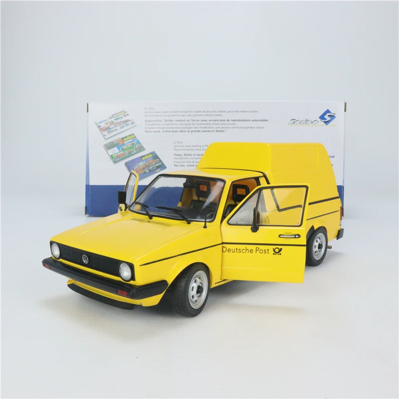 

Diecast Solido 1:18 Scale Volkswagen 1982 Caddy Mk.1 German Alloy Car Model Collectible Toy Gift Souvenir Display Ornaments