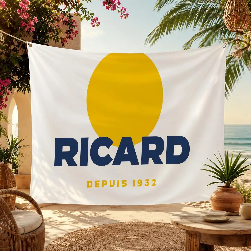 R-Ricard Flags Home Yard & Garden Decor Banner - Indoor Outdoor Wall Hanging Flag