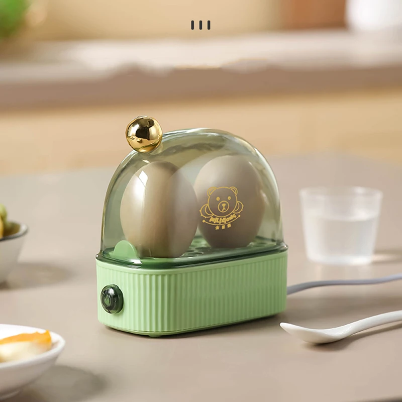 Caldeira De Ovo Portátil Pequeno Almoço Mini Egg Steamer Desligar Automático Dormitório Mini Egg Steamer Eletrodomésticos De Cozinha Multifuncional