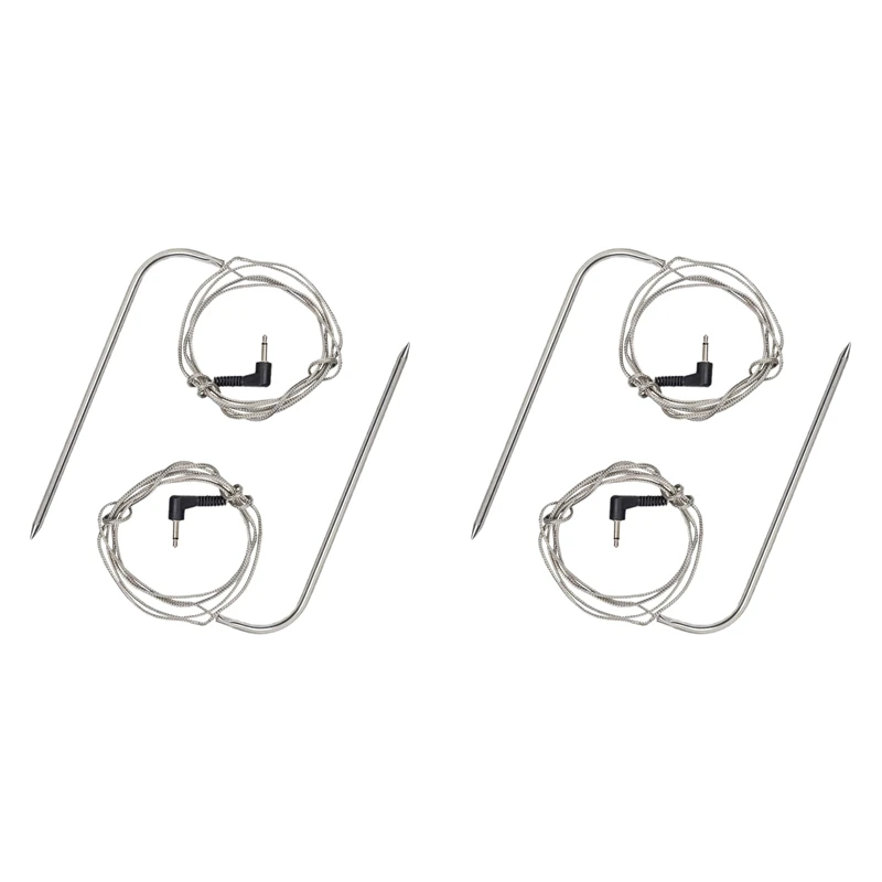 Высокотемпературный зонд для мяса для гранулированных грилей и курильщиков гранул для грилей питбосса, 4 шт. водонепроницаемый зонд для барбекю