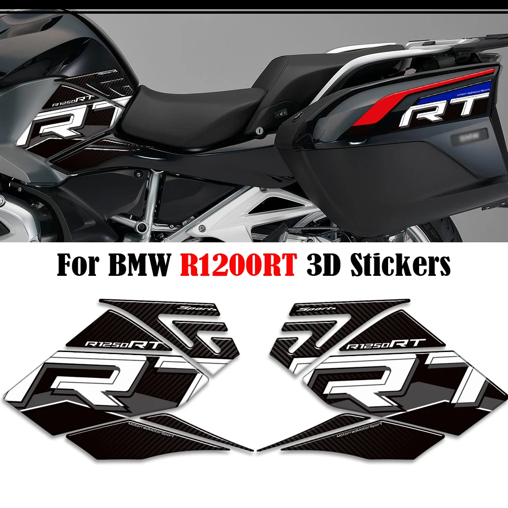 

For BMW R1200RT R 1200 RT R1200 Protector Tank Pad Grips Kit Knee 3D Stickers Decals Fairing Fender Mudguard Trunk Luggage Cases